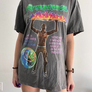 Travis Scott Astroworld Cactus Jack Fortnite tee shirt